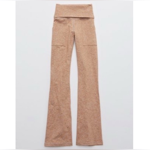 Aerie Offline The Hugger Foldover Flare Leggings - Picture 8 of 8